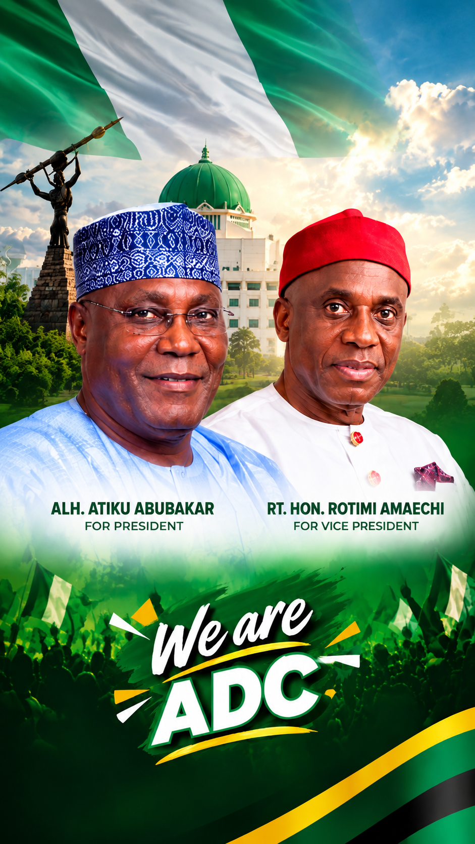 Presidential Candidate: Atiku Abubakar & Rotimi Amaechi